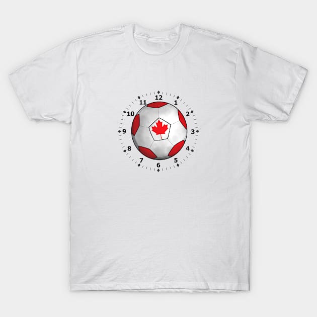 canada flag football T-Shirt by persa